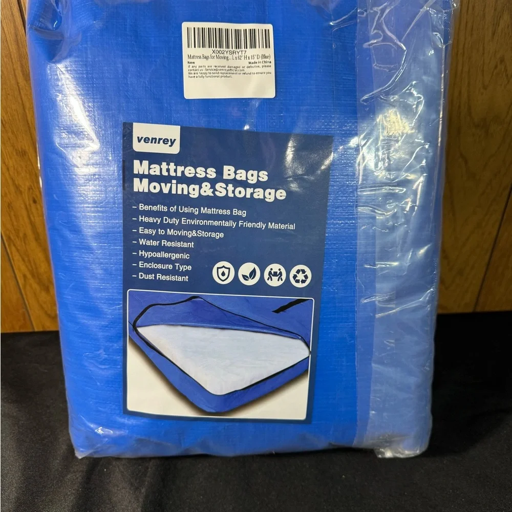 Blue Queen Size‎ Mattress Bag for Moving & Storage NEW